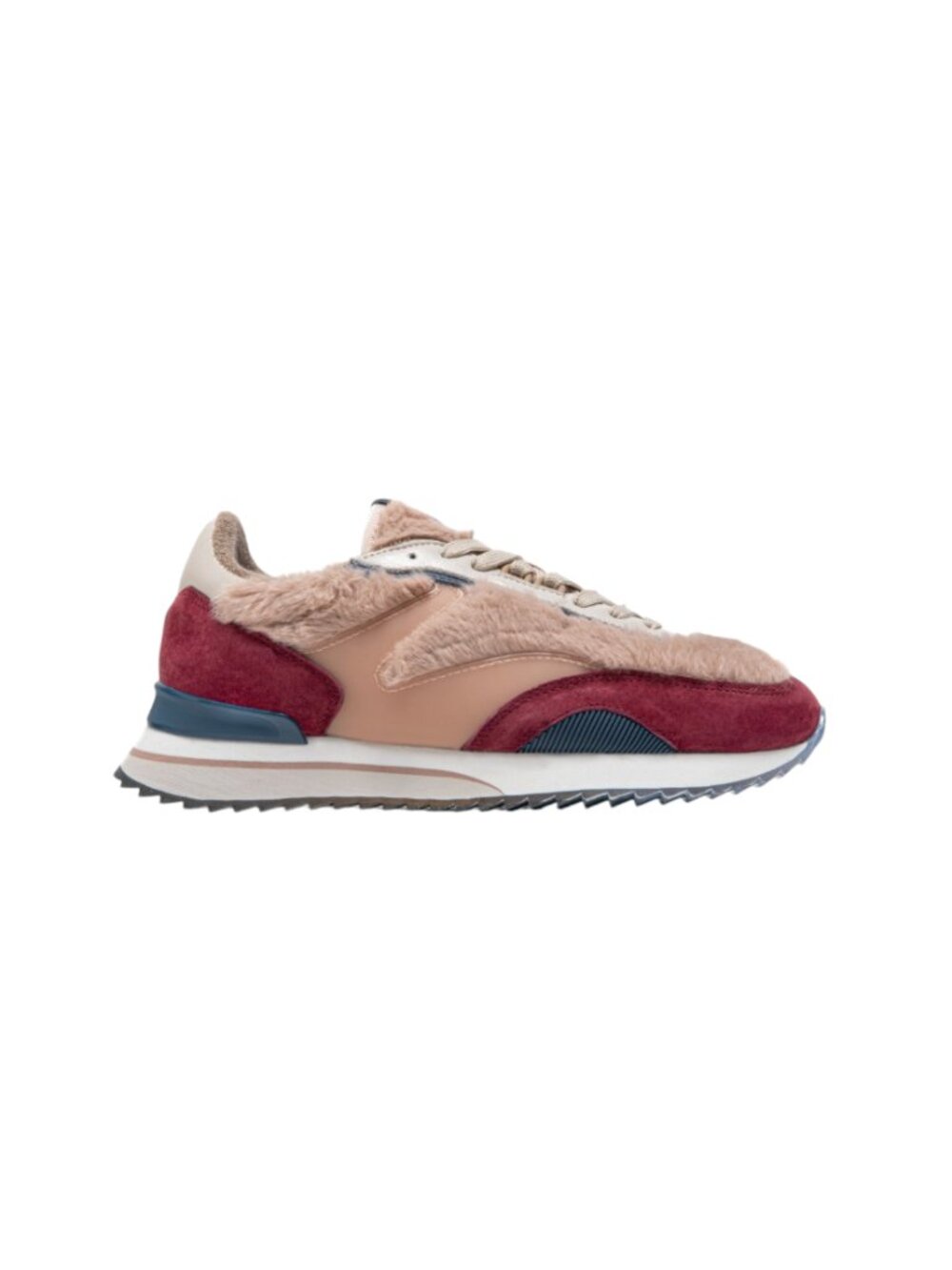 Hoff Smithsonian Sneakers Trainers Womens 39 US 8 Pink Nude Low Top Lace Up Shoe